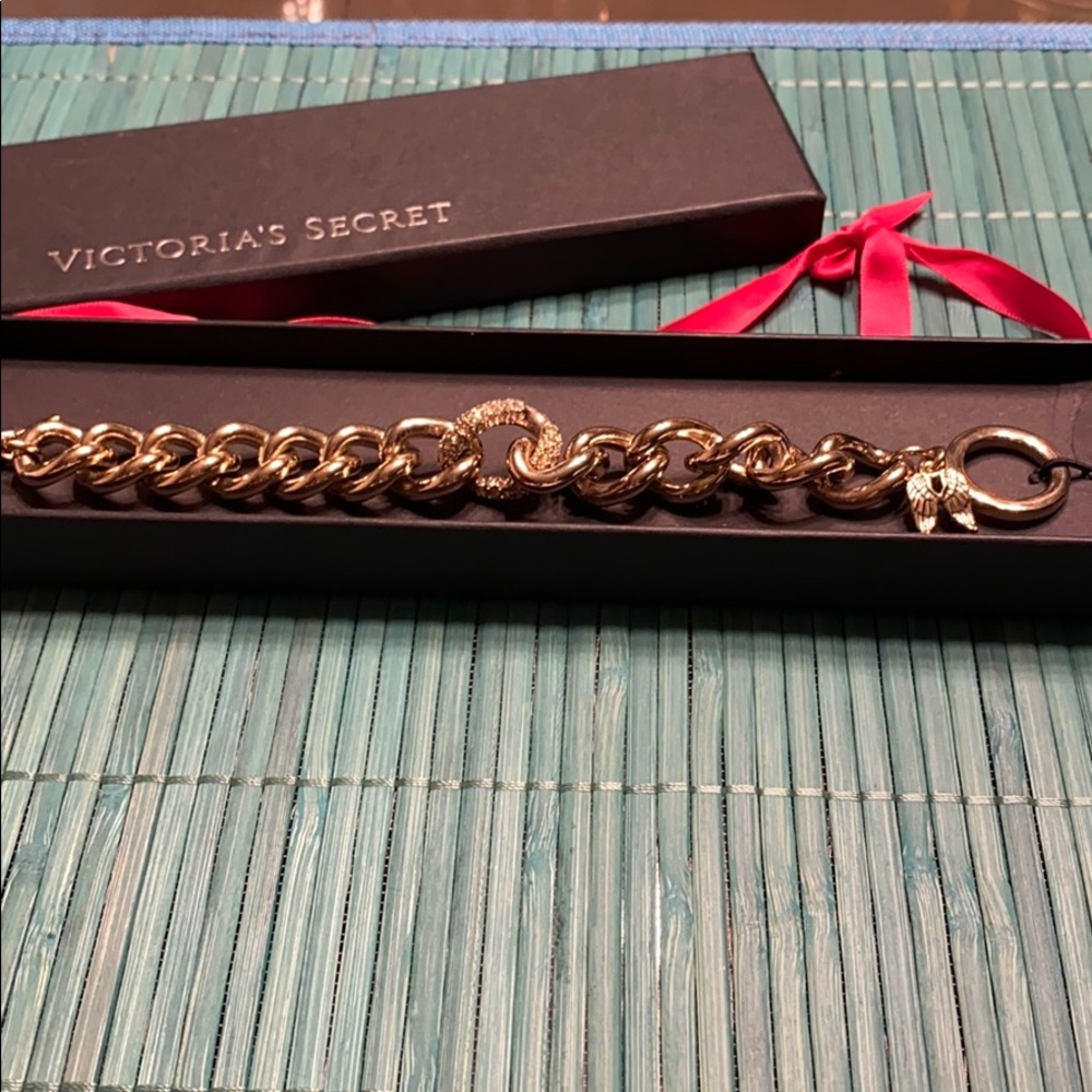 Victoria’s Secret Gold Angel Chain Link Bracelet